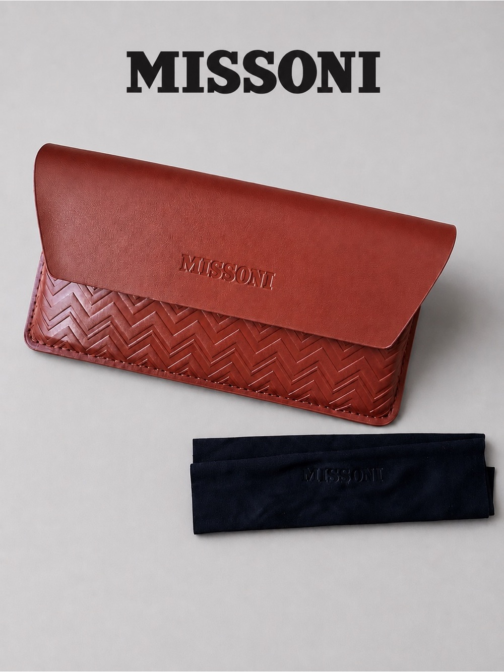 MISSONI Eyeglass Case & Cleaning Cloth